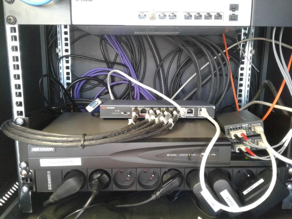 Caméra IP 4MP HIKvision sur station carburant