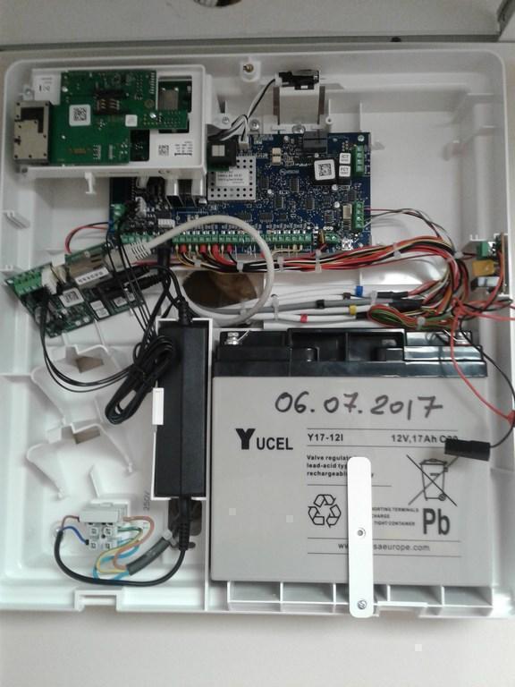 Centrale Galaxy Flex 20 Honeywell chez des particuliers