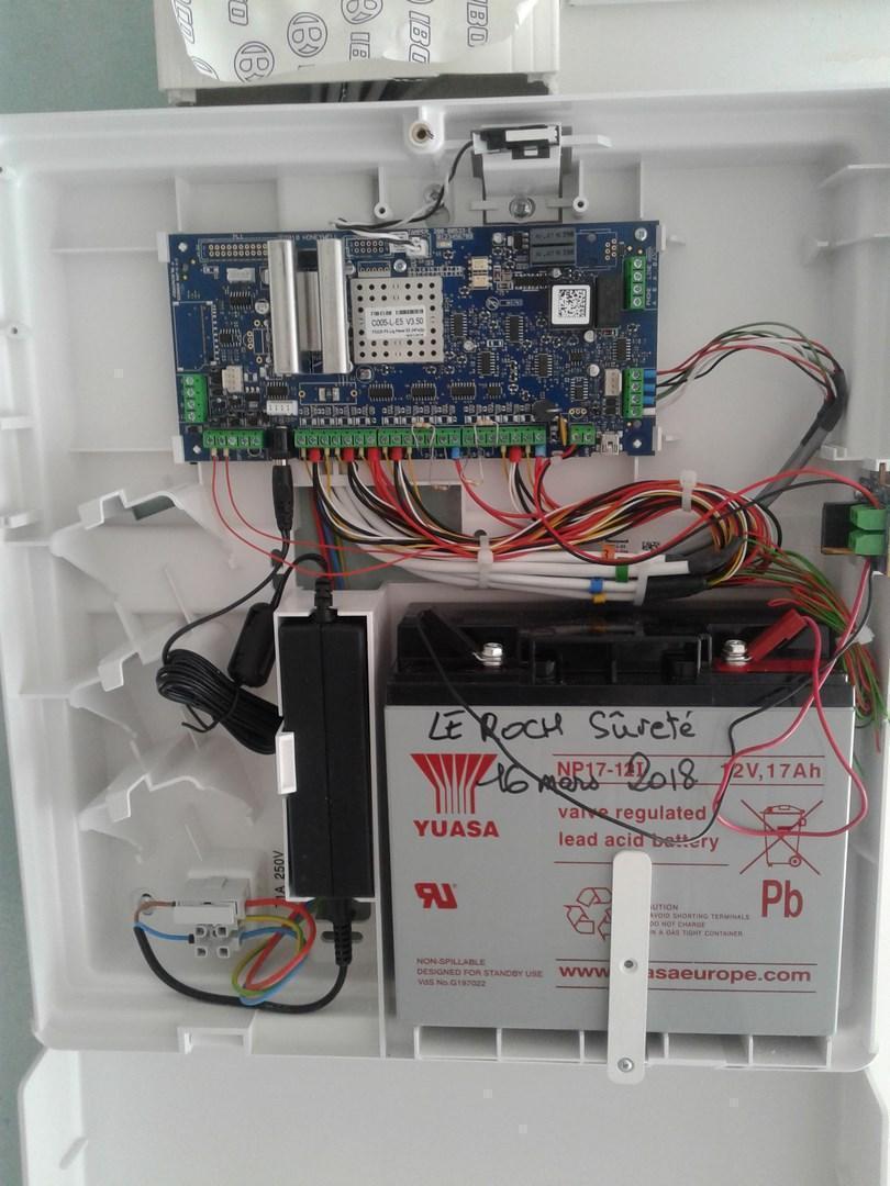 Centrale Galaxy Flex 20 Honeywell chez des particuliers